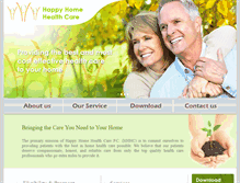 Tablet Screenshot of happyhomehealthcare.com